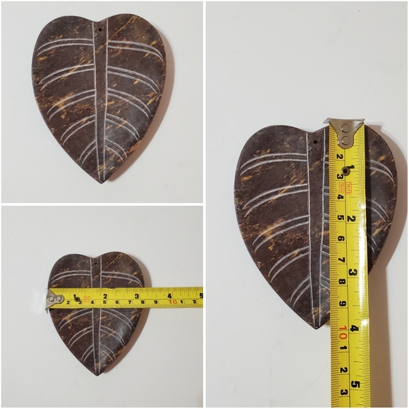 Soapstone Insense Stick Holders Carved Leaves Set of 4 Neutral - Picture 3 of 10